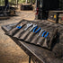 Recycled Firefighter Combat Leather Tool Roll — product view 4
