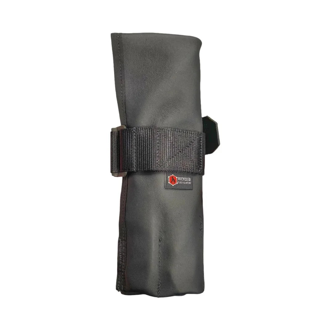 Recycled Firefighter Combat Leather Tool Roll — product view 1