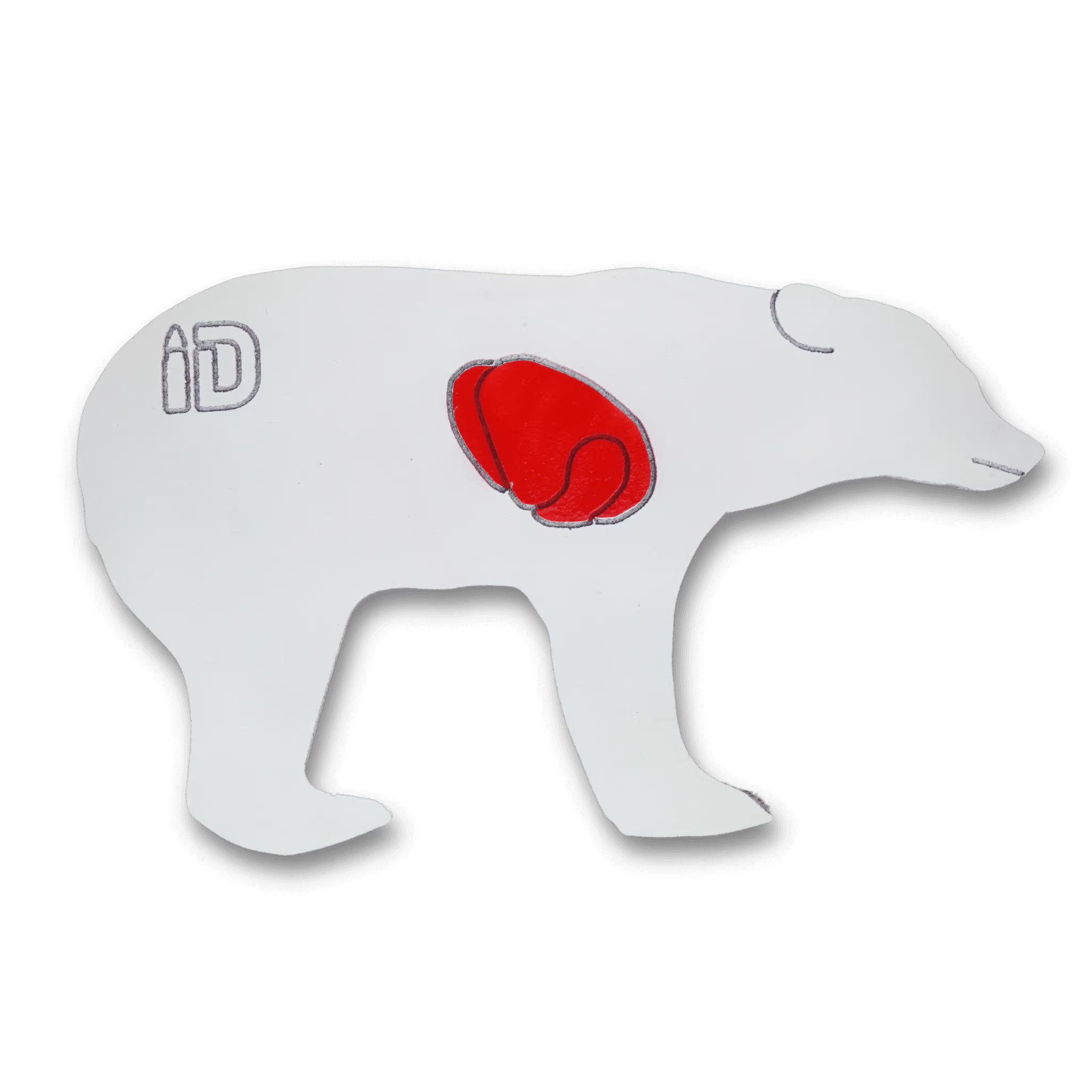 Infinity Bear Target Silhouette