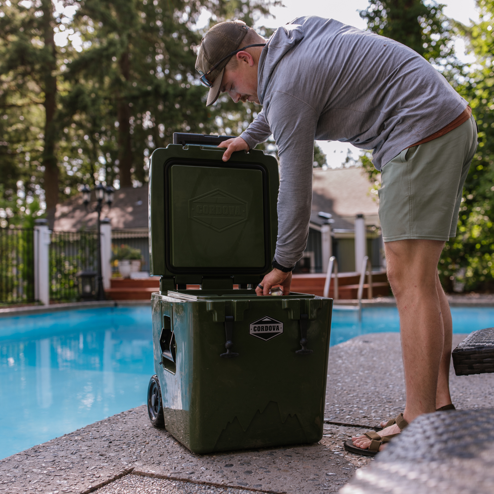Cordova 50 qt Outpost Class™ Wheeled Cooler — view 62