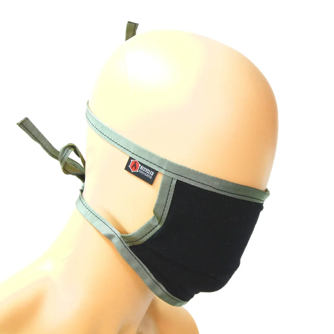 Recycled Firefighter Cotton Shop Mask — product view 3