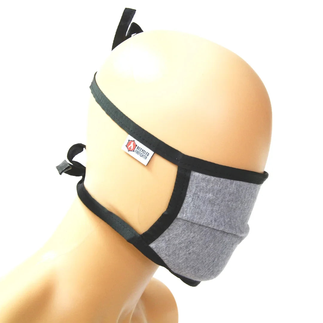 Recycled Firefighter Cotton Shop Mask — product view 7