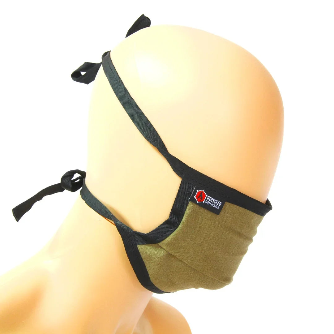 Recycled Firefighter Cotton Shop Mask — product view 11