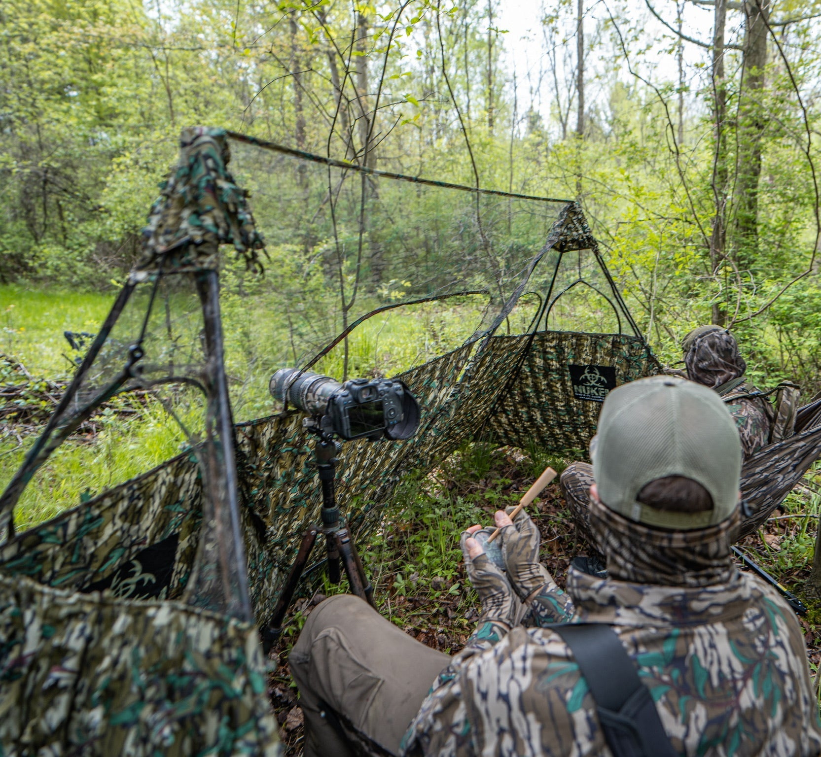 Nukem Double Up System - Mossy Oak Greenleaf 3D Leafy – product image 1
