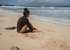DORSAL Bodyboard Bodysurfing Floating Swim Fins (Flippers) — Grey/Orange - view 3