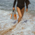 DORSAL Bodyboard Bodysurfing Floating Swim Fins (Flippers) — Grey/Orange - view 2