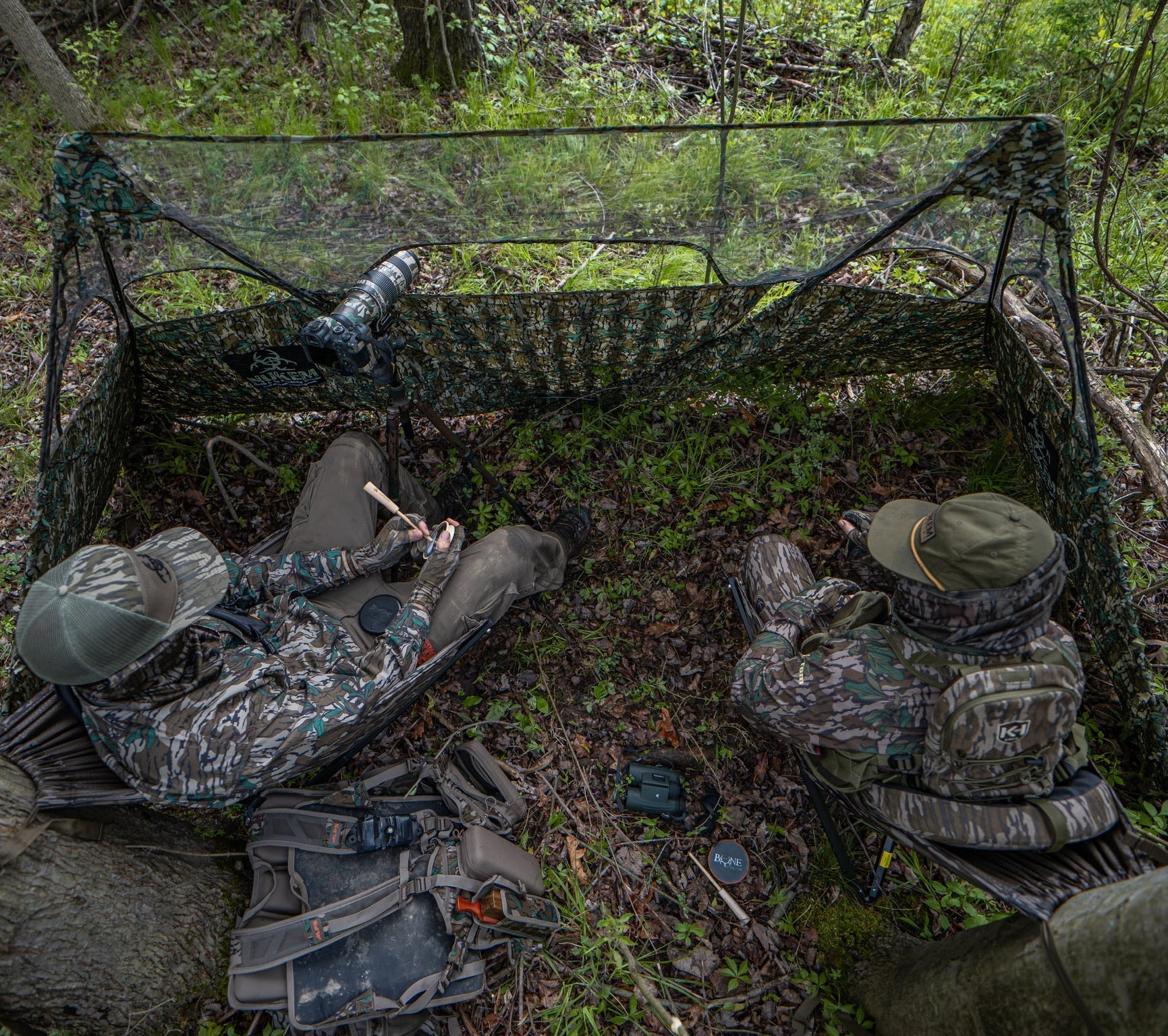Nukem Double Up System - Mossy Oak Greenleaf 3D Leafy – product image 3