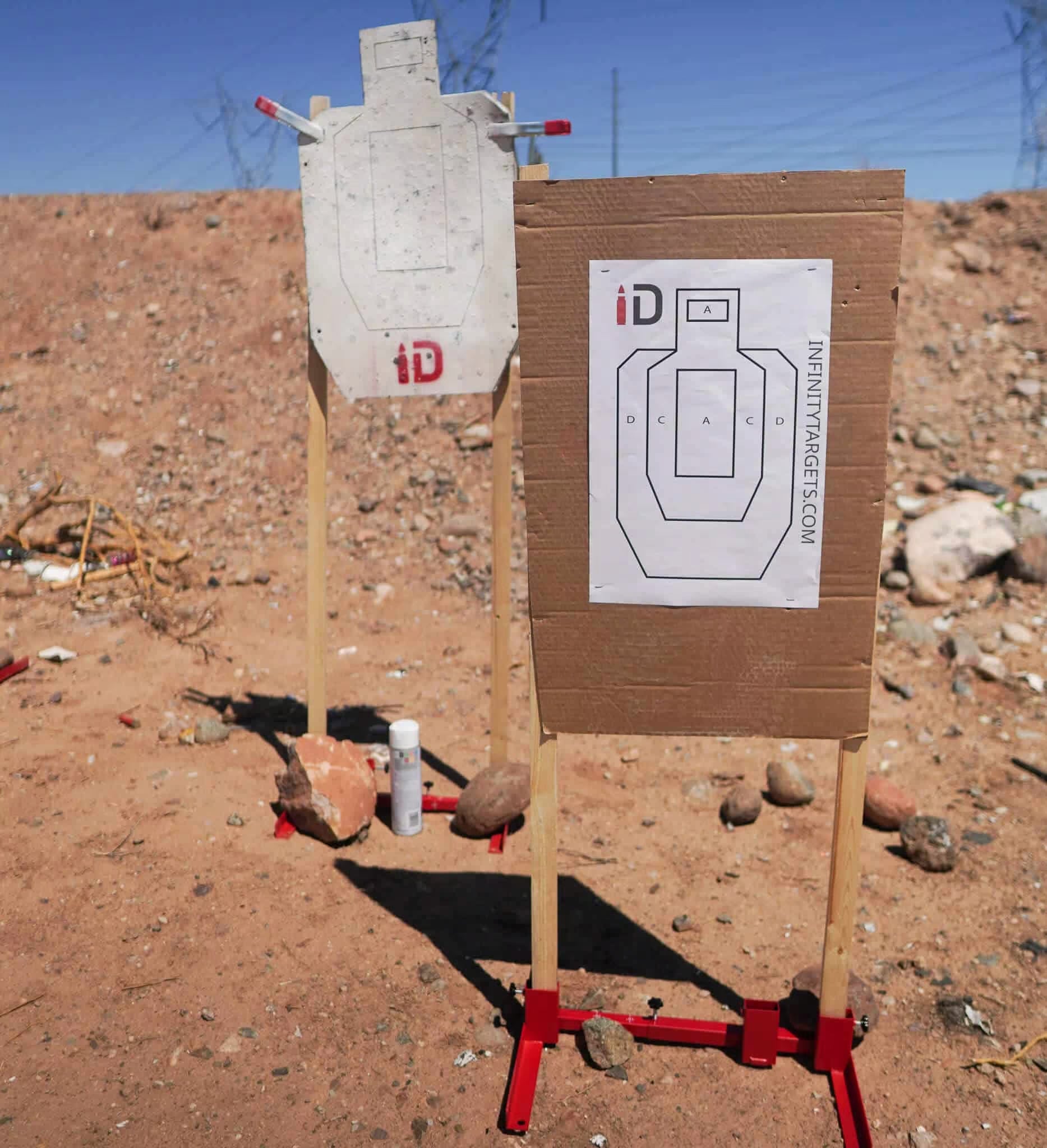 Infinity Targets Half-Size USPSA Paper Targets