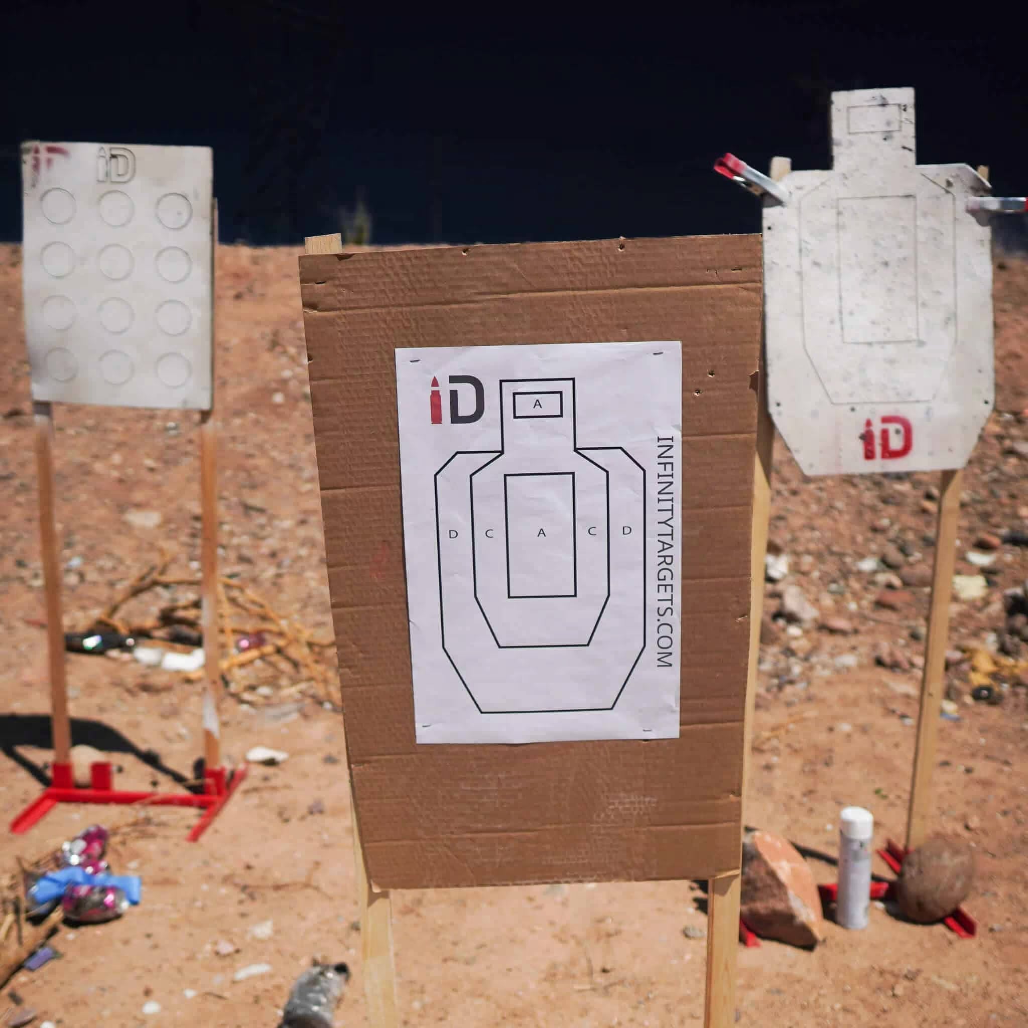 Infinity Targets Half-Size USPSA Paper Targets