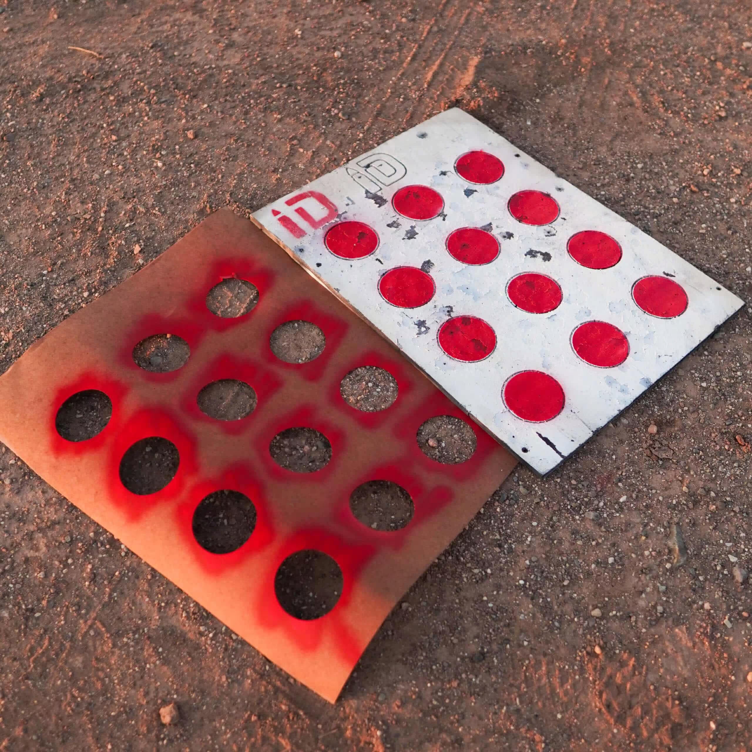 Circle Drill Infinity Target with Stencil - view 6