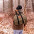White Duck Diamond Shape Canvas Firewood Log Carriers