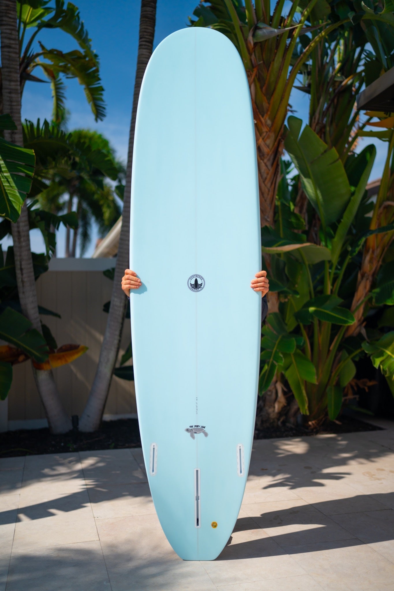 STCo. Baby Log Beginner Longboard – Coastal Blue Cutlap