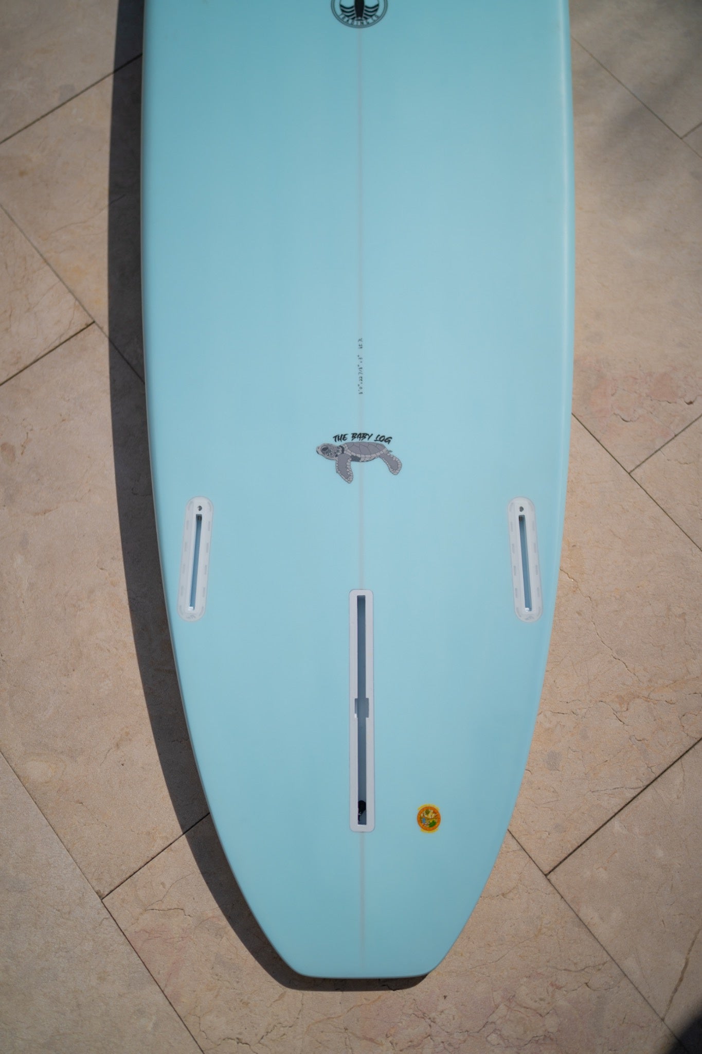 STCo. Baby Log Beginner Longboard – Coastal Blue Cutlap