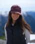 Tentree Slogan Peak Hat - Deep Mahogany Take A Hike