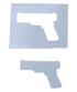 Infinity Targets Handgun/Threat Stencil