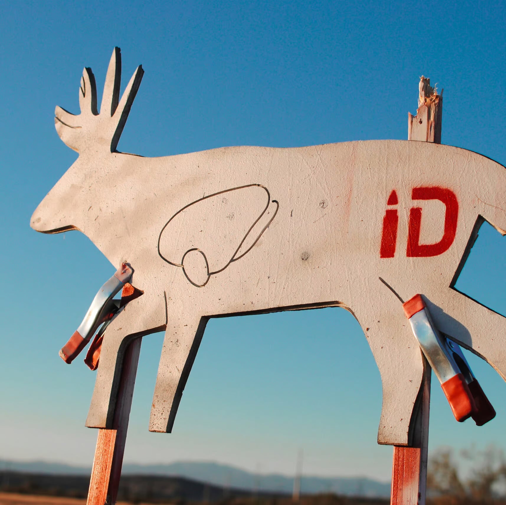 Infinity Targets Deer Silhouette Reusable Target