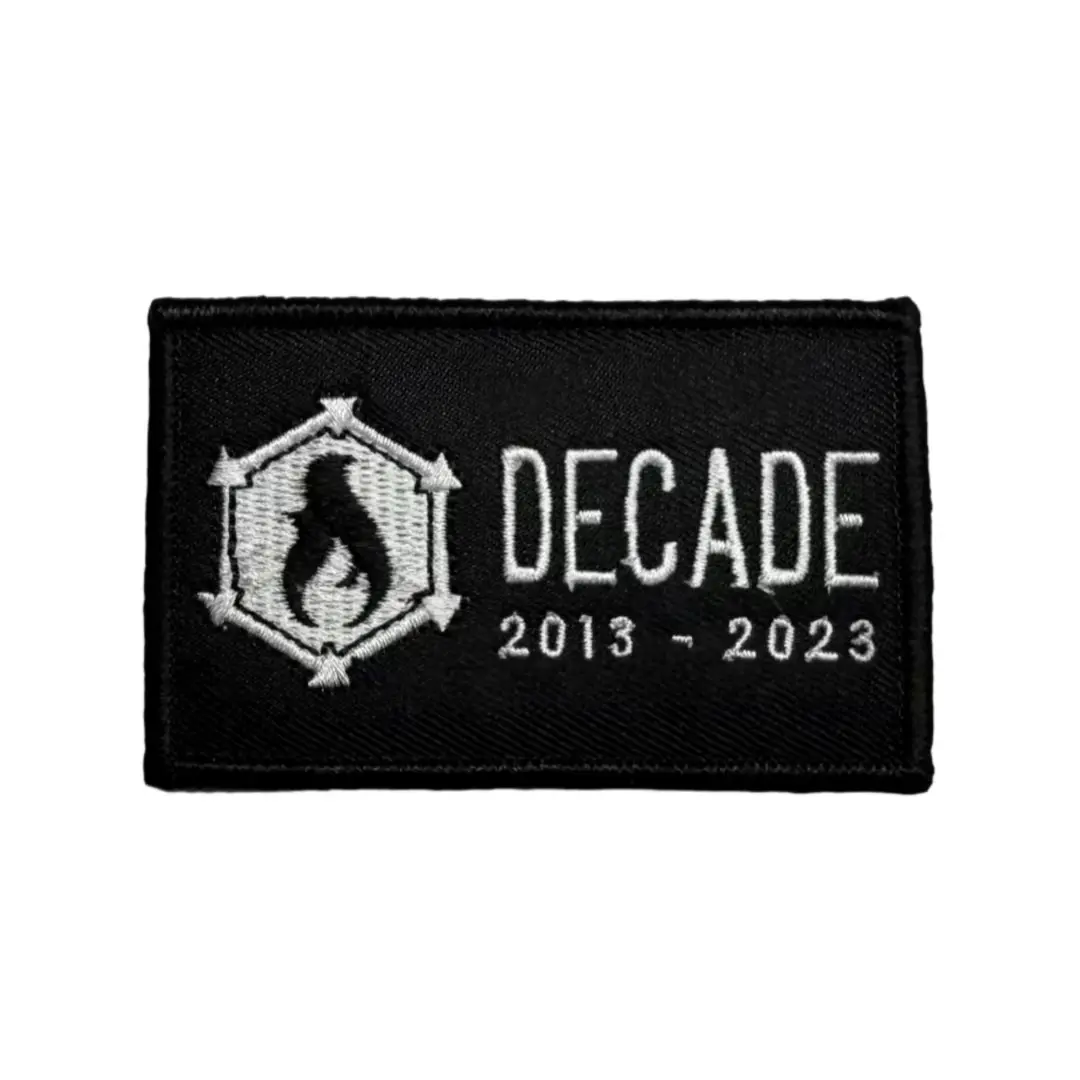 Recycled Firefighter Decade Patch — product view 1