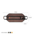 White Duck Diamond Shape Canvas Firewood Log Carriers