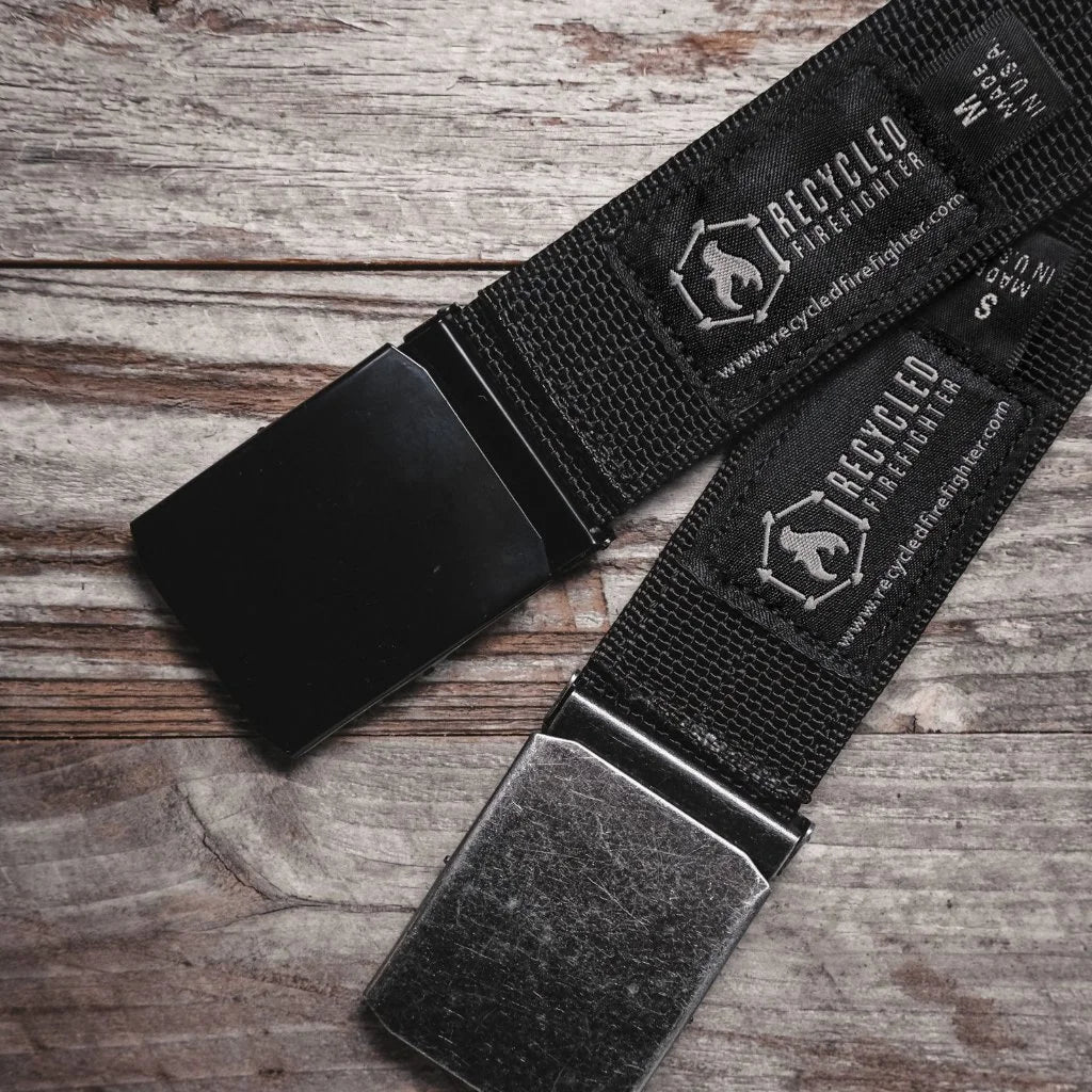 Recycled Firefighter Double Layer EDC Belt — product view 10