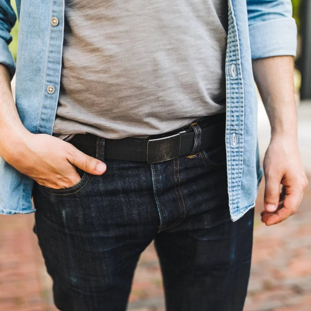 Recycled Firefighter Double Layer EDC Belt — product view 14