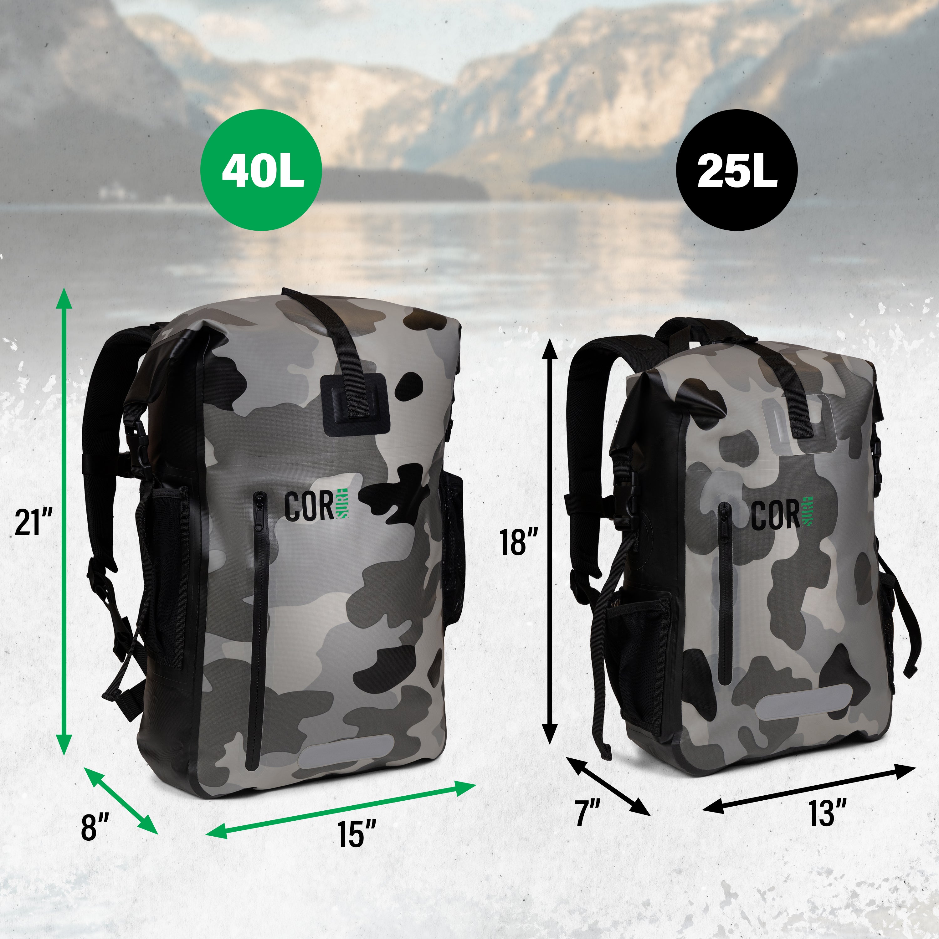 COR Surf 25L Waterproof Dry Backpack — view 3