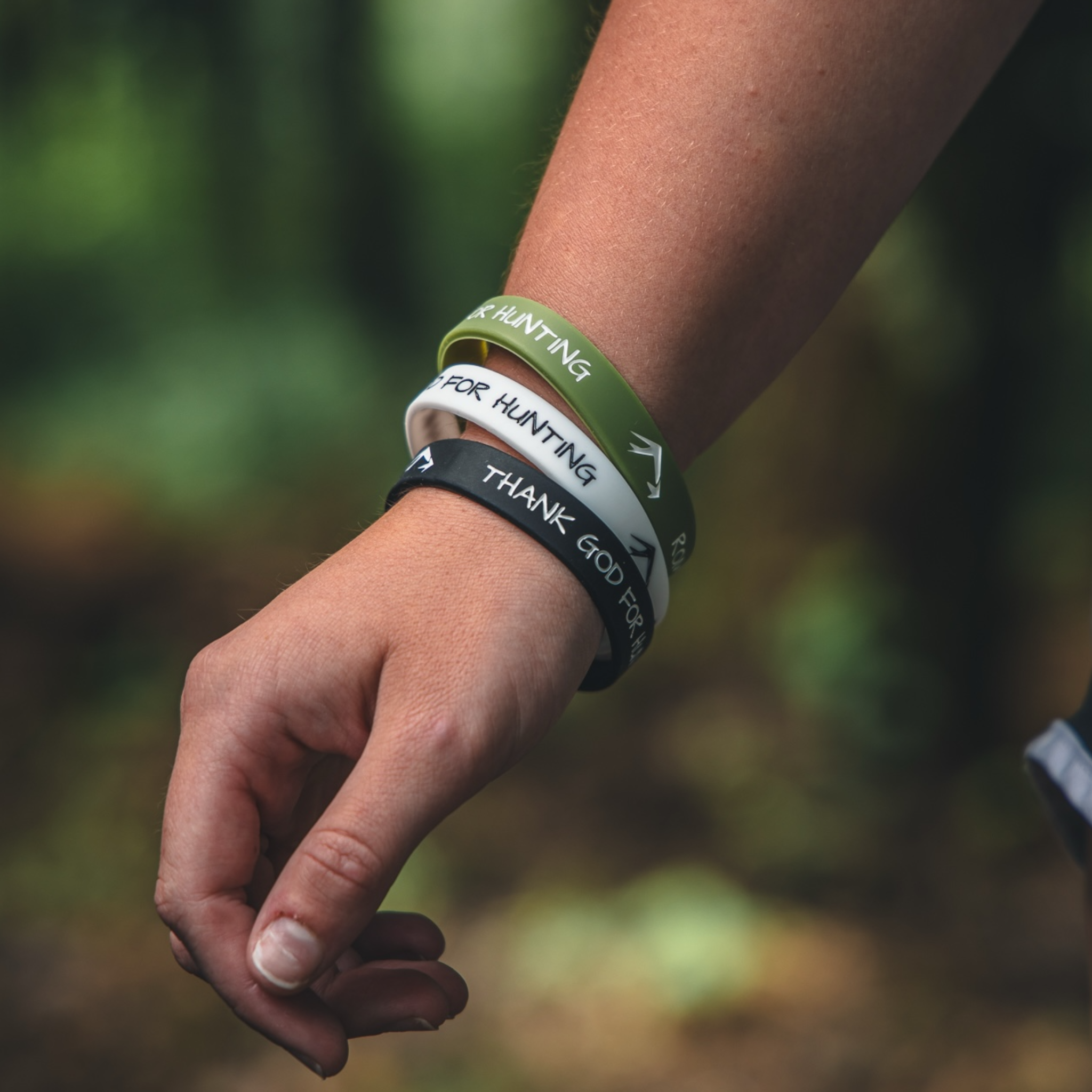 (3 Pack) Thank God For Hunting Bracelet