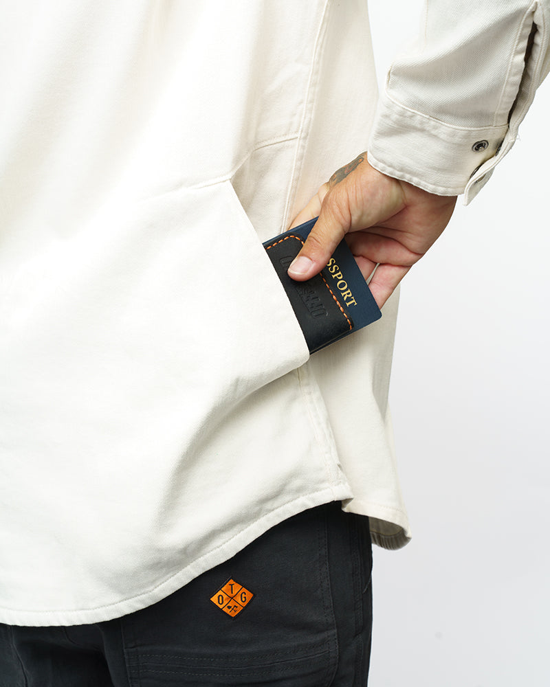 Off The Grid Surplus Earl Denim Shirt - Natural