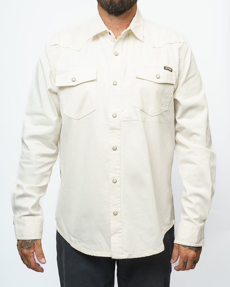Off The Grid Surplus Earl Denim Shirt - Natural