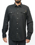 Off The Grid Surplus Earl Denim Shirt - Vintage Black