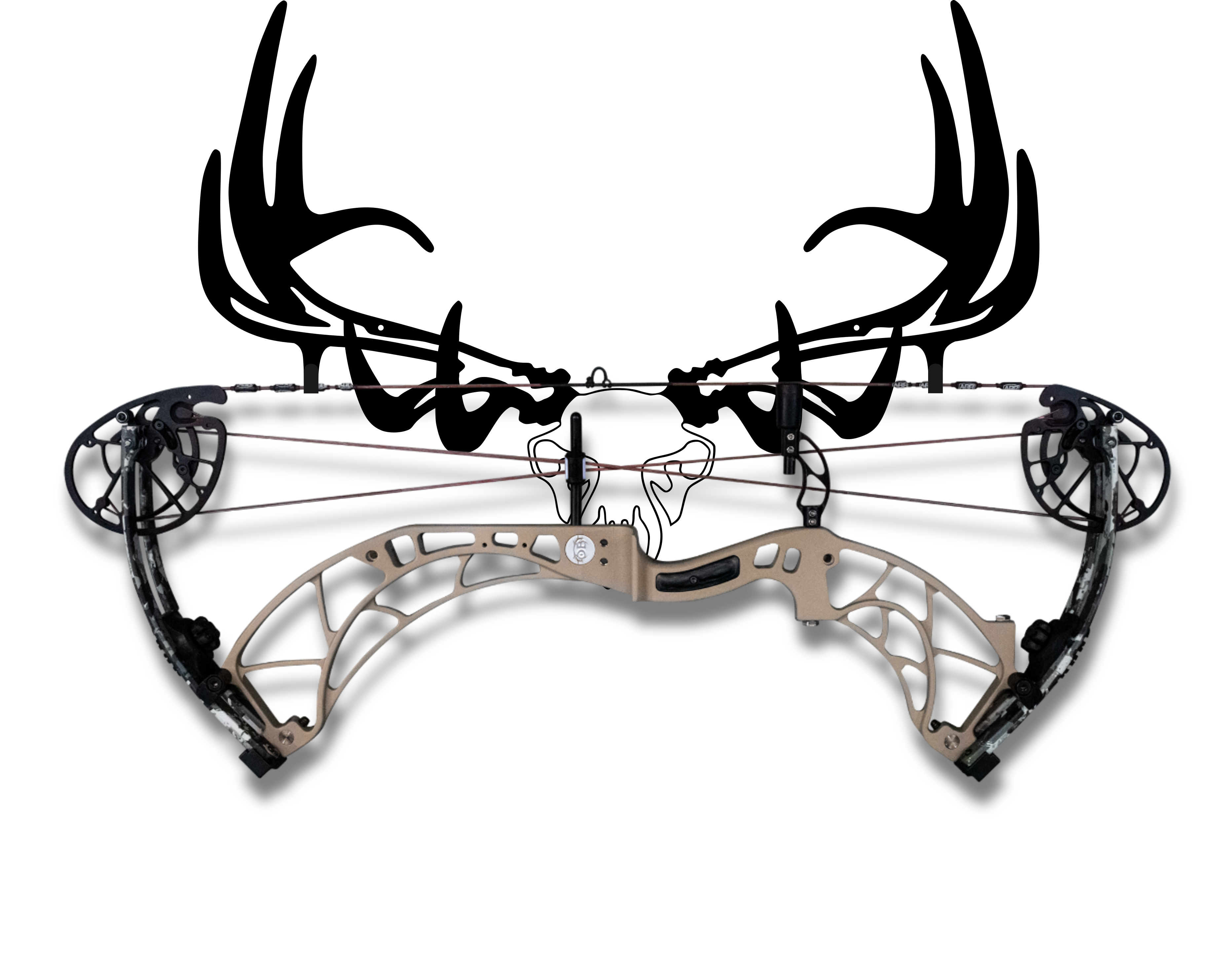 Raxx Dual Elk Bow Hanger — product view 2