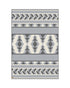 Tentree Cotton Geo Blanket Scarf - Gargoyle Grey_Elm White