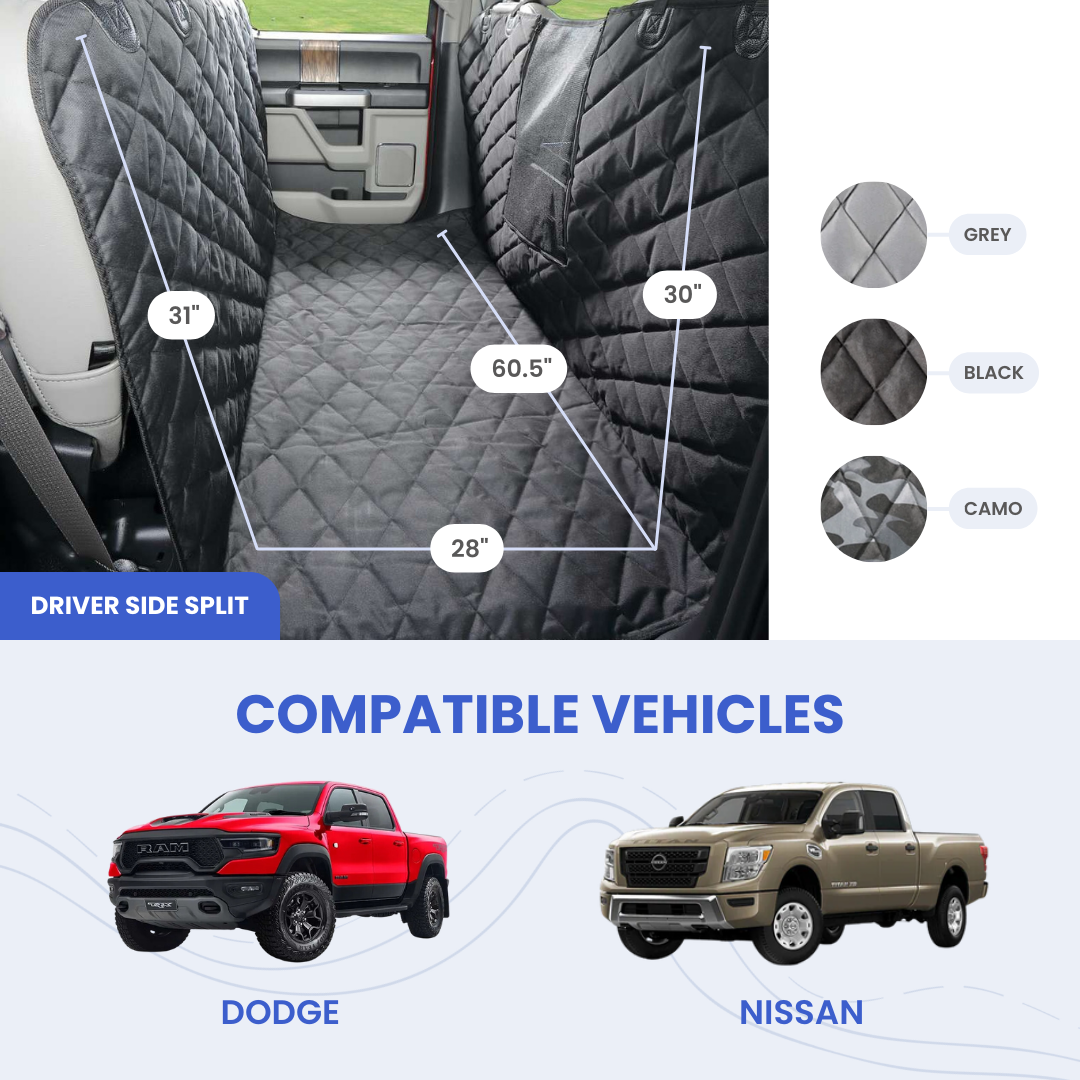 4Knines Floor Hammock for Crew Cab Trucks - Driver Side
