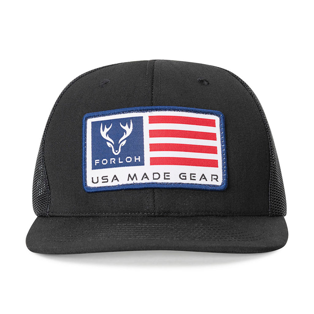USA Stripe Patch Mesh Hat by FORLOH