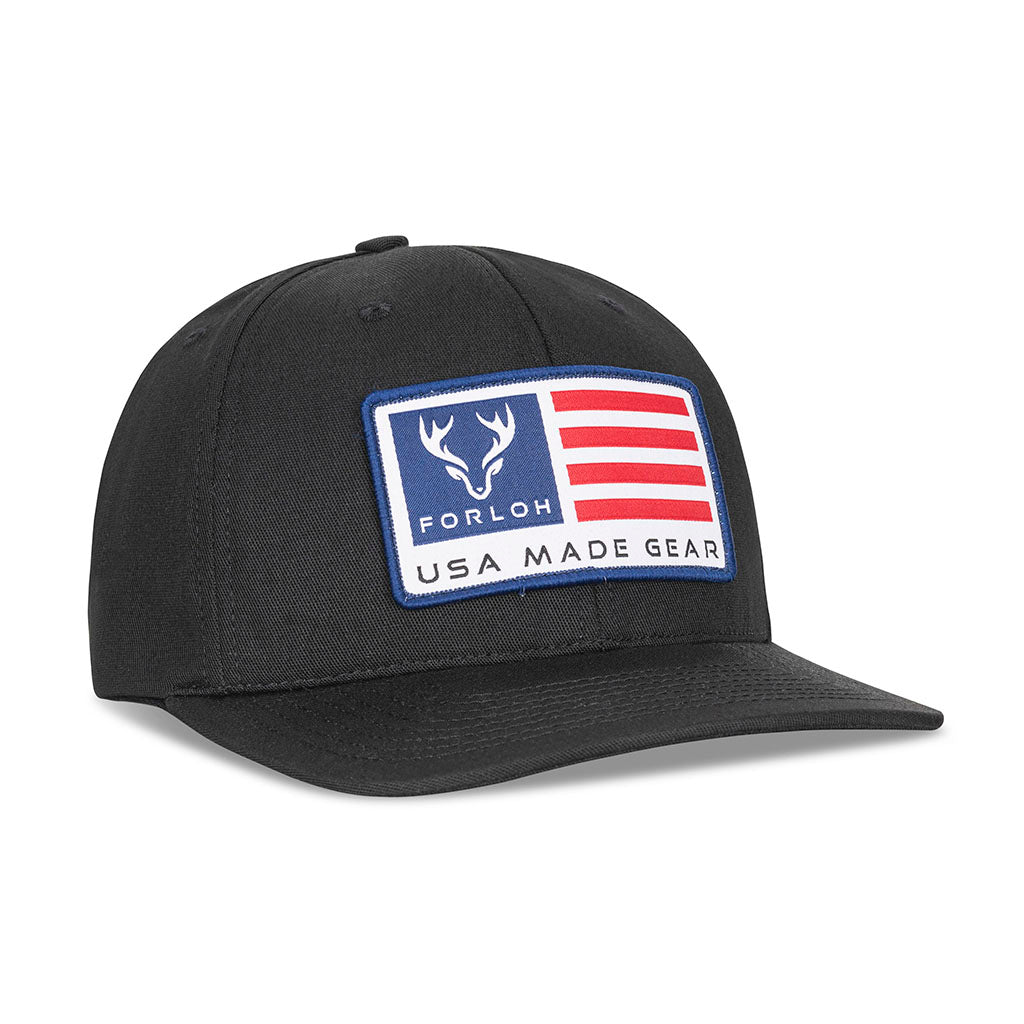 USA Flag Patch Twill Hat by FORLOH