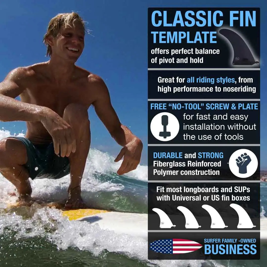 FRP Longboard/SUP Center Fin by Ho Stevie!