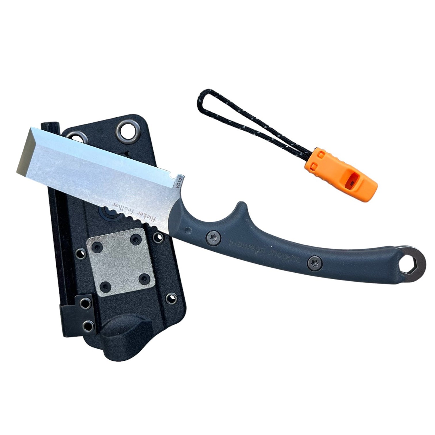 Outdoor Element Flicker Feather Survival EDC Chisel Blade
