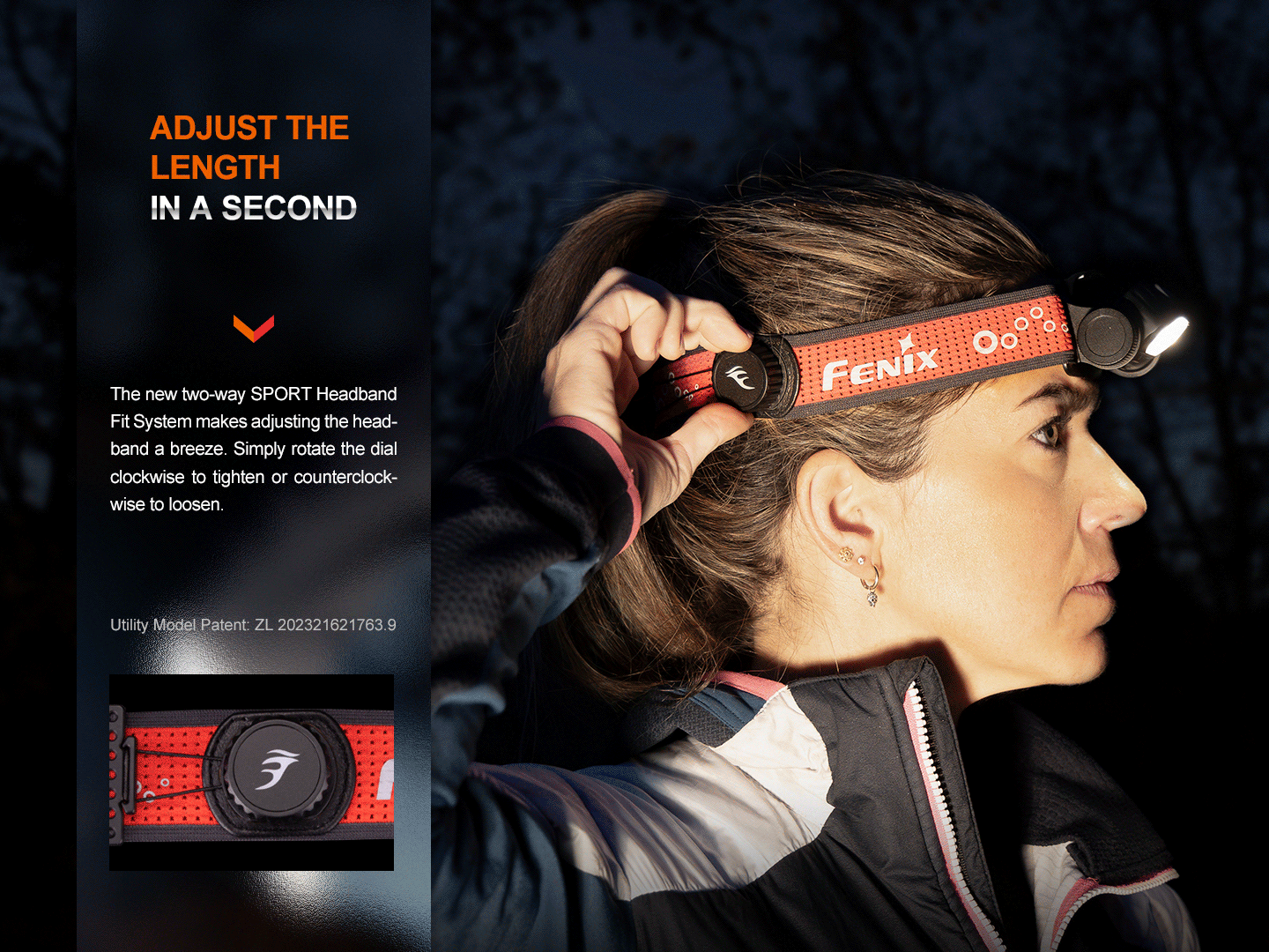 Fenix HM65R-T V2 Rechargeable Lightweight Trail Running Headlamp by Fenix Store