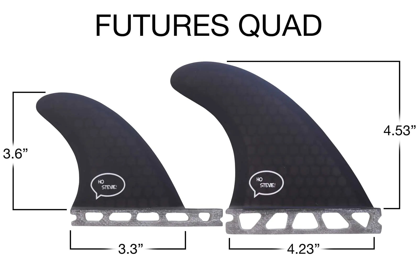 Fiberglass Honeycomb Surf Fins by Ho Stevie!