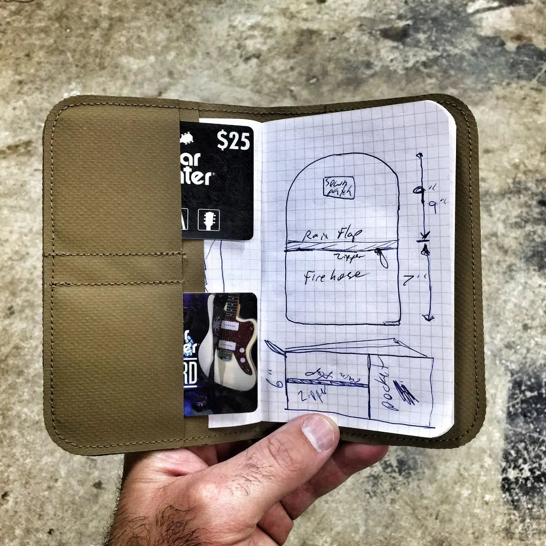 Recycled Firefighter Field Notes Wallet — product view 16