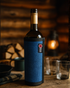 Recycled Firefighter Firehose Wine Bottle Cover — product view 10