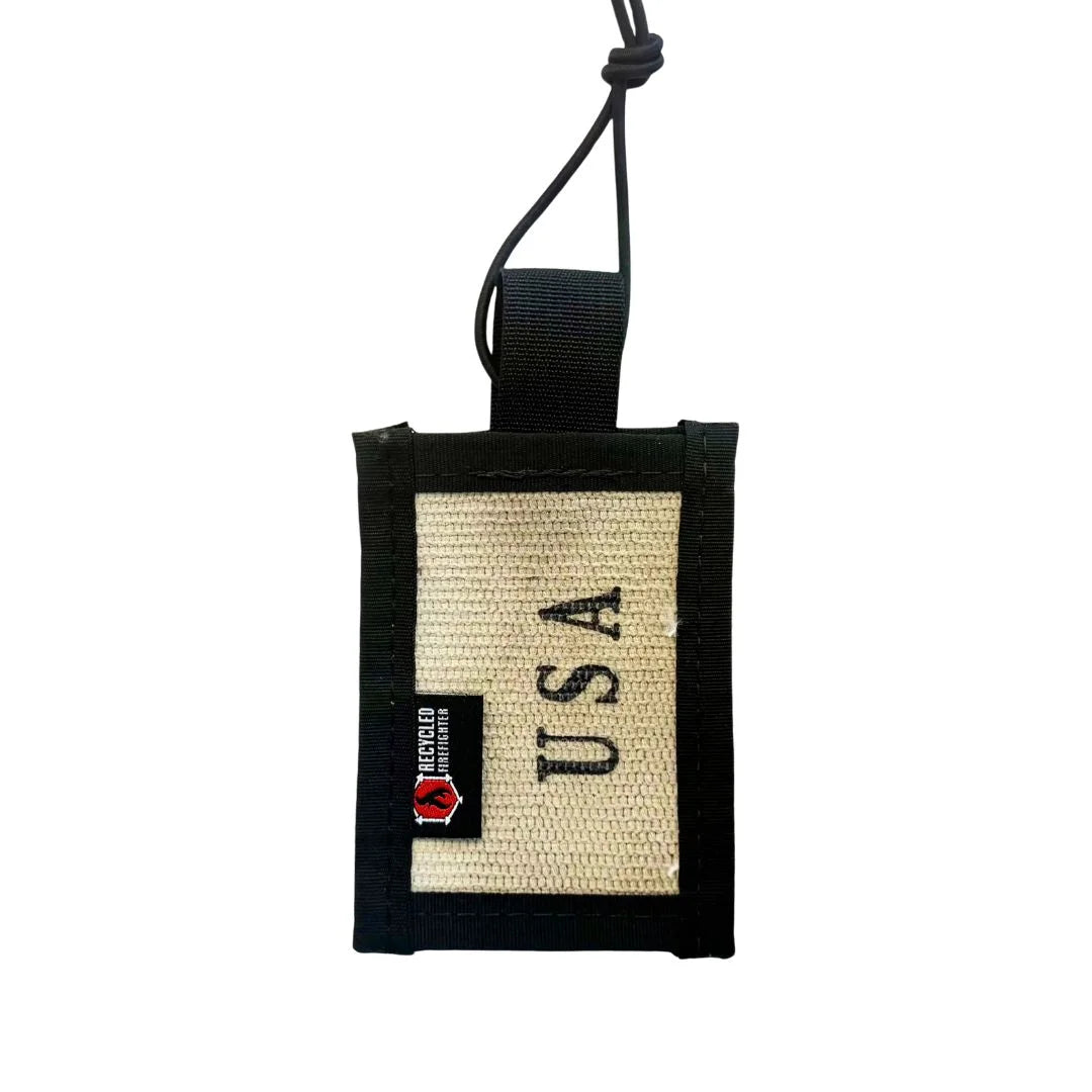 Recycled Firefighter Firehose Luggage Tag — product view 13