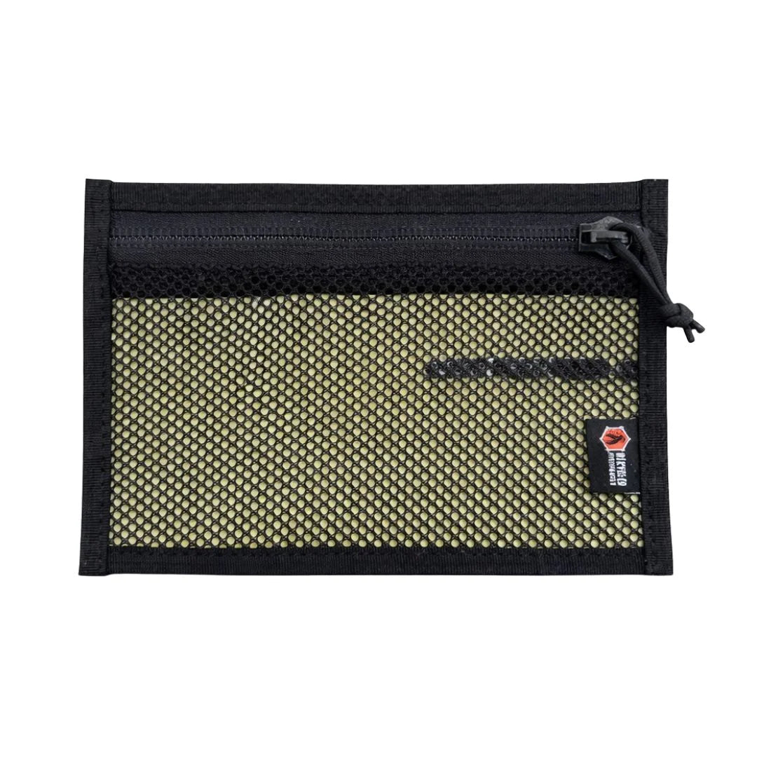 Recycled Firefighter Flat EDC Pouch - Firehose Edition — product view 7