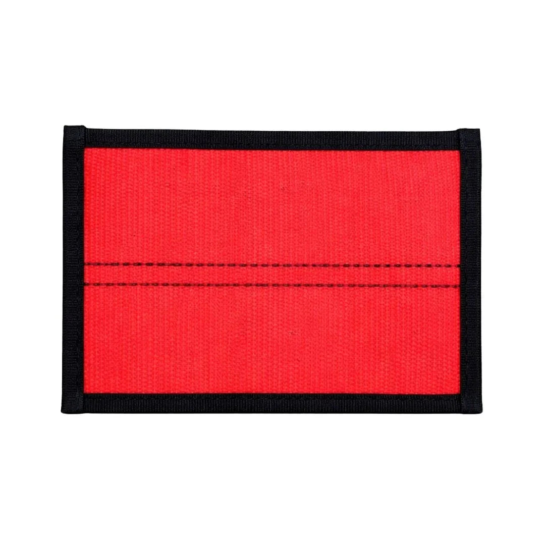 Recycled Firefighter Flat EDC Pouch - Firehose Edition — product view 14