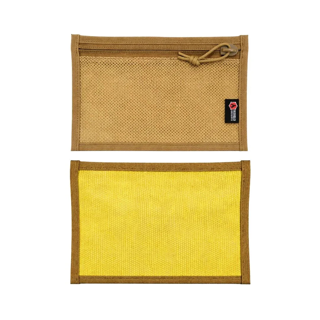 Recycled Firefighter Flat EDC Pouch - Firehose Edition — product view 3