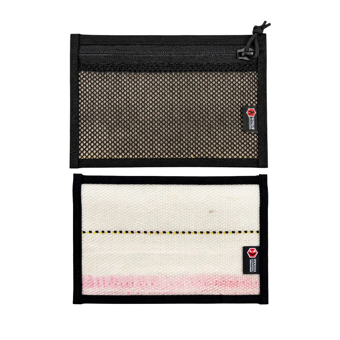 Recycled Firefighter Flat EDC Pouch - Firehose Edition — product view 12