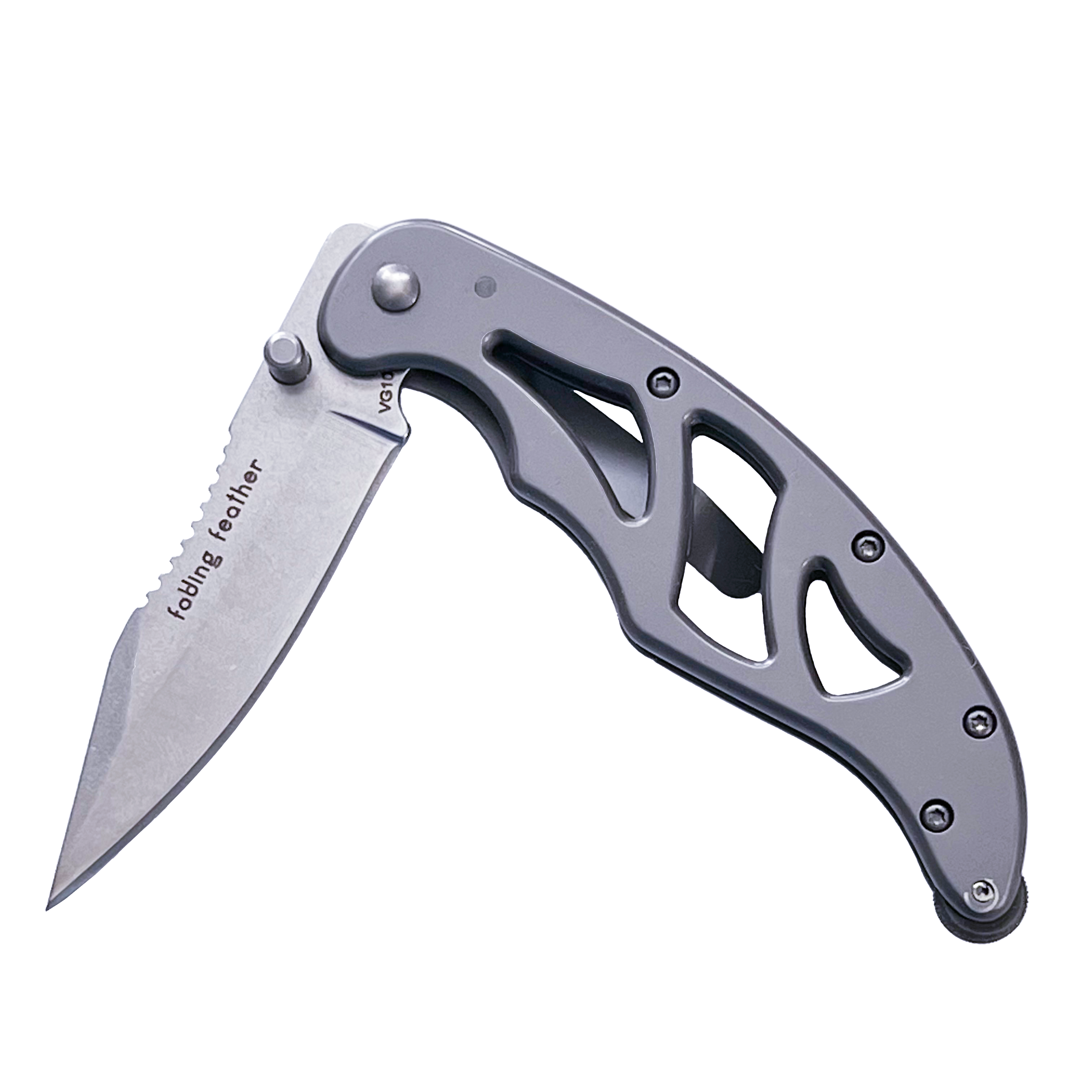 Outdoor Element Folding Feather EDC Pocketknife