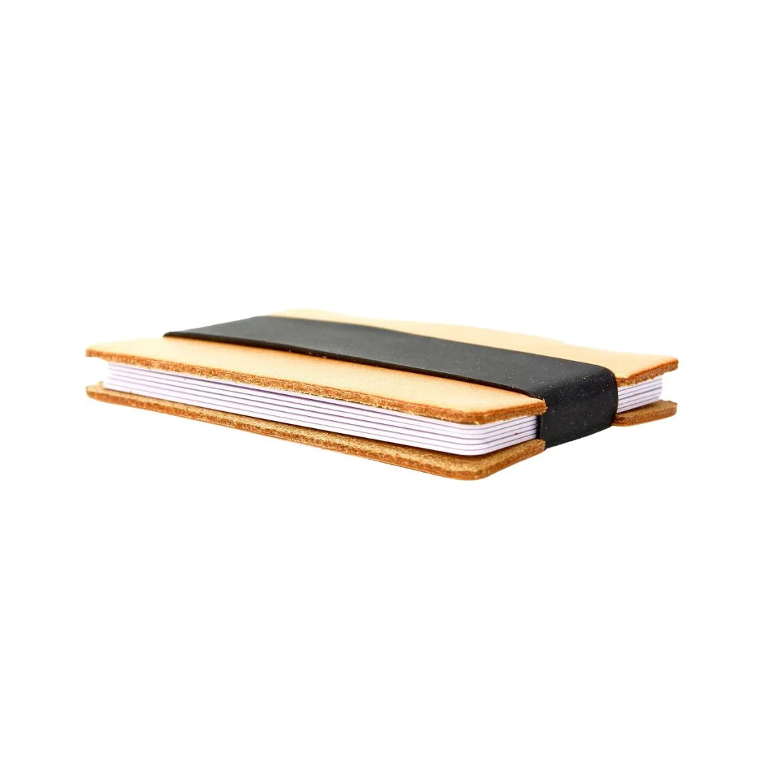 Recycled Firefighter Full Grain Leather Card Wallet — product view 10