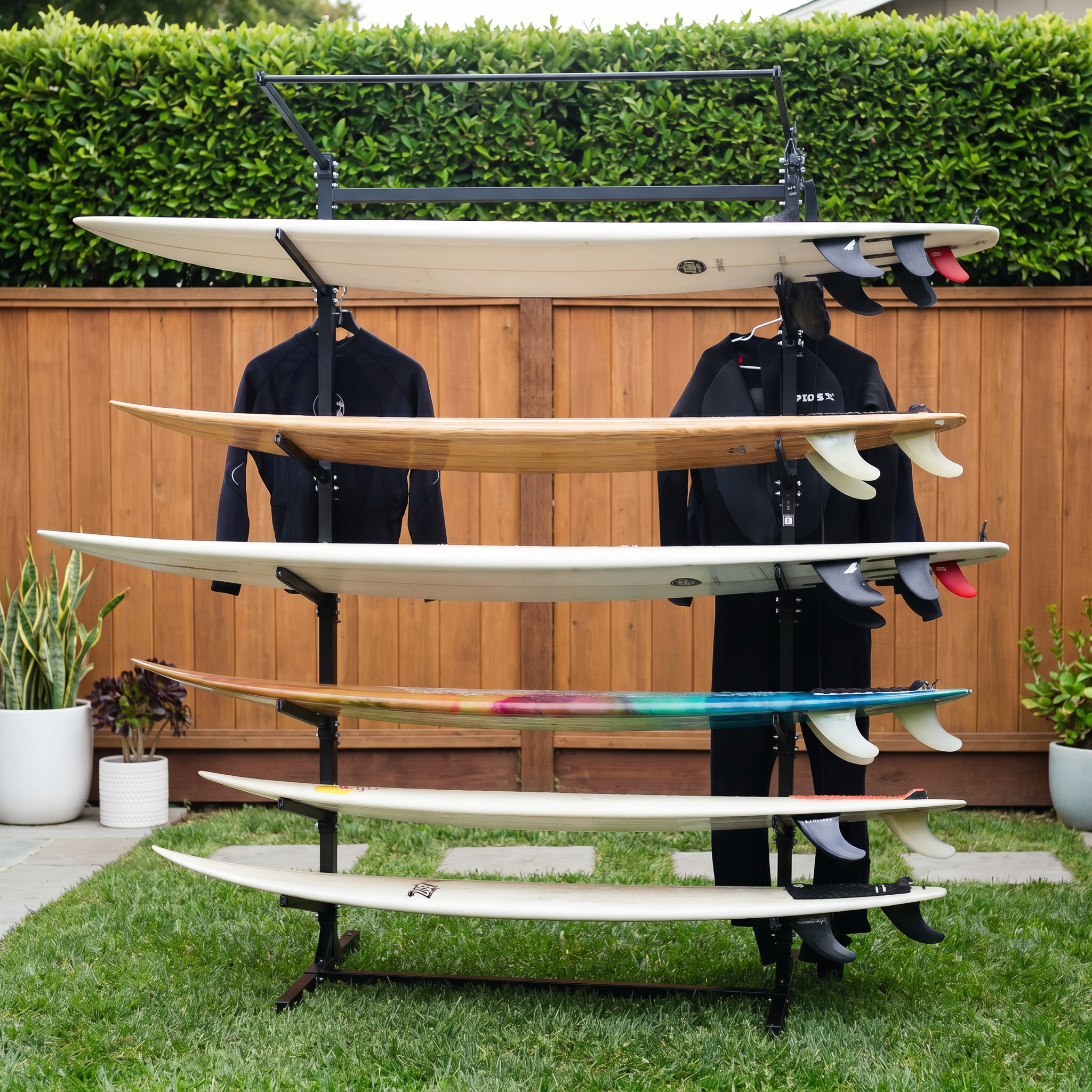 StoreYourBoard G-Surf PRO 8-Board Surf & SUP Rack — product view 1