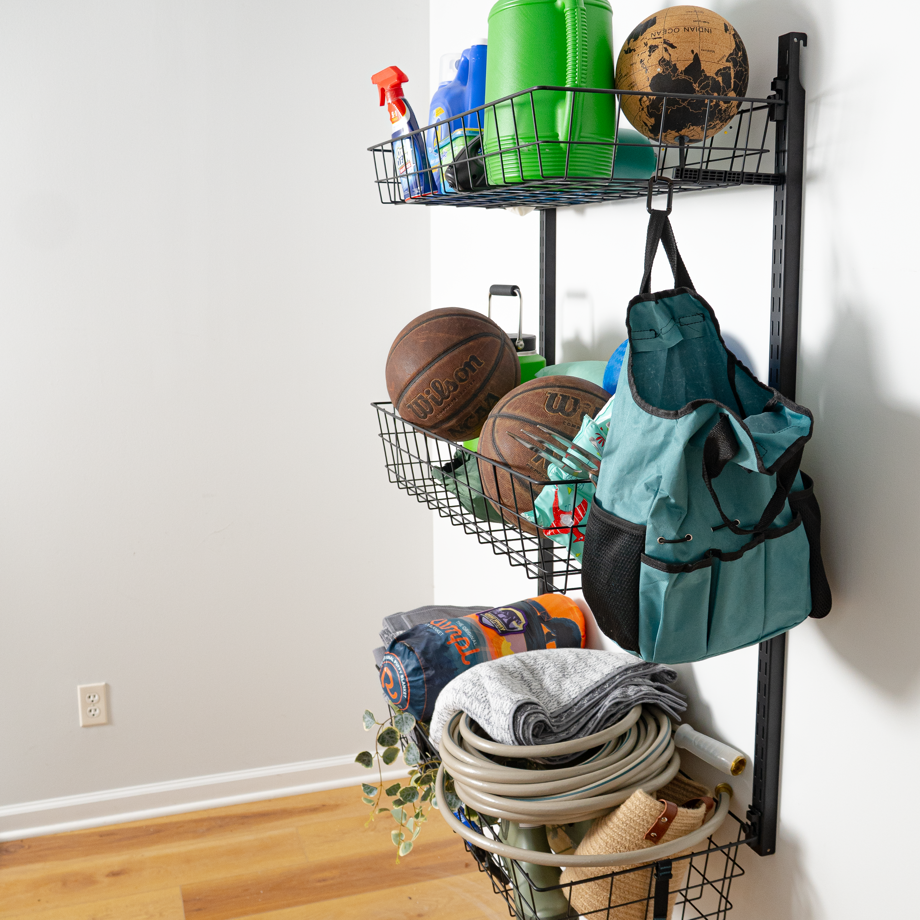 3 Basket Storage Rack | G-Basket | Holds 120 lbs - product view 2