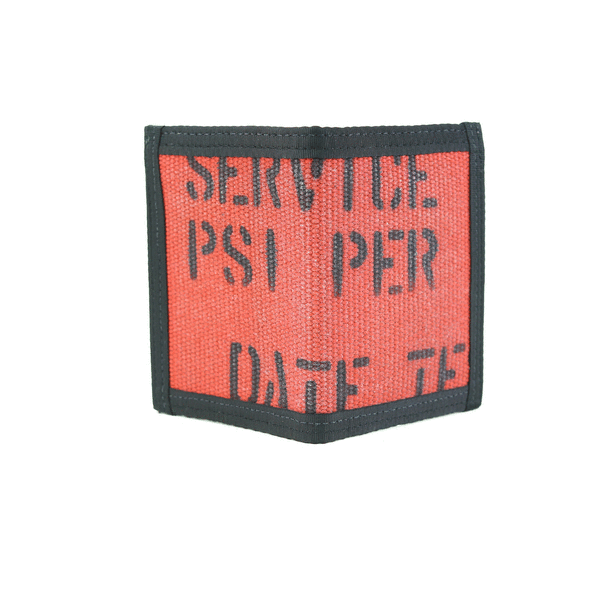 Recycled Firefighter Captain Wallet - Firehose Edition — product view 22